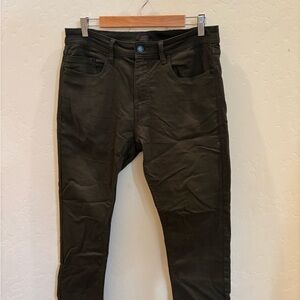 Men's Slim Straight Jeans - Olive Green - 32/30